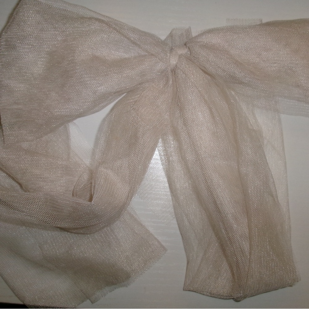 Target Cream Hair Bow